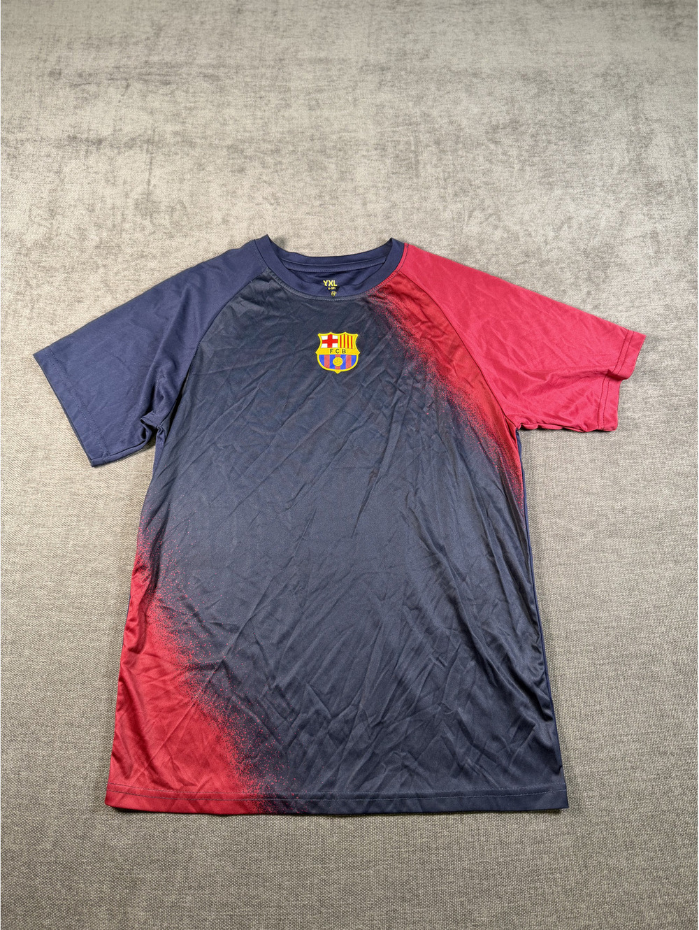 FC Barcelona Youth XL Soccer Jersey Blue and Red